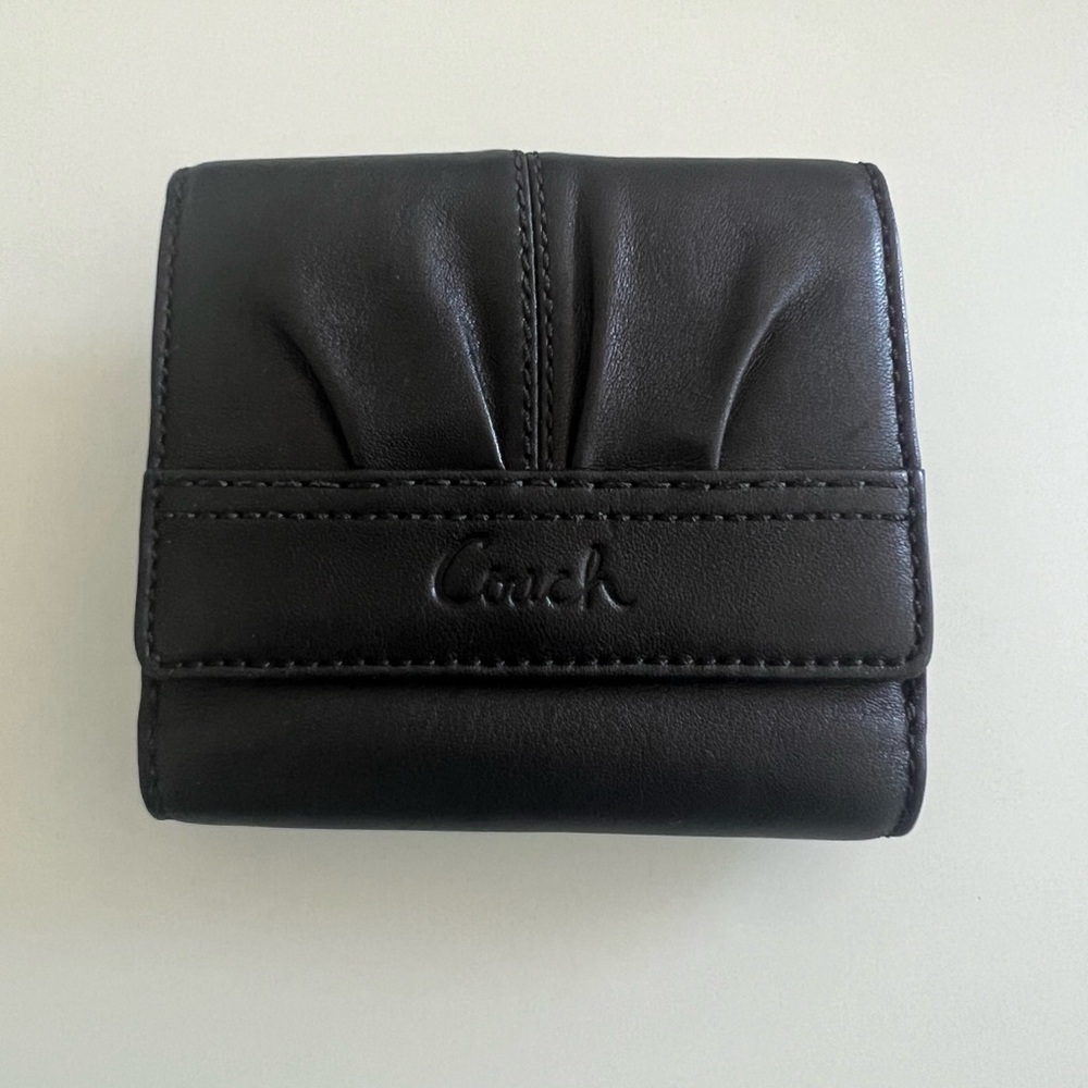 Coach leather wallet